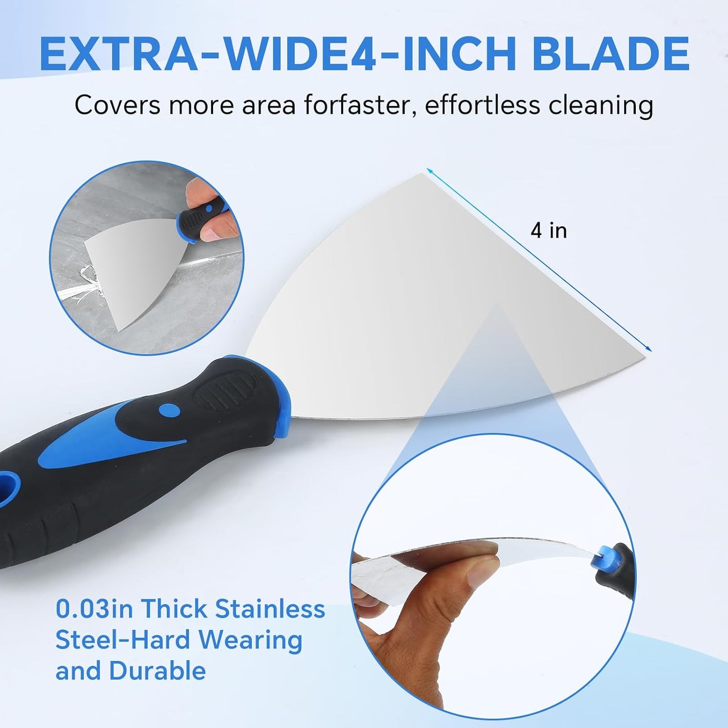 Silicone Caulking Tool,5 in1 caulk remover tool with Grout Scraper,caulking tool kit，Adhesive Residue Scraper Seam Repair Tool Kit for Kitchen Bathroom