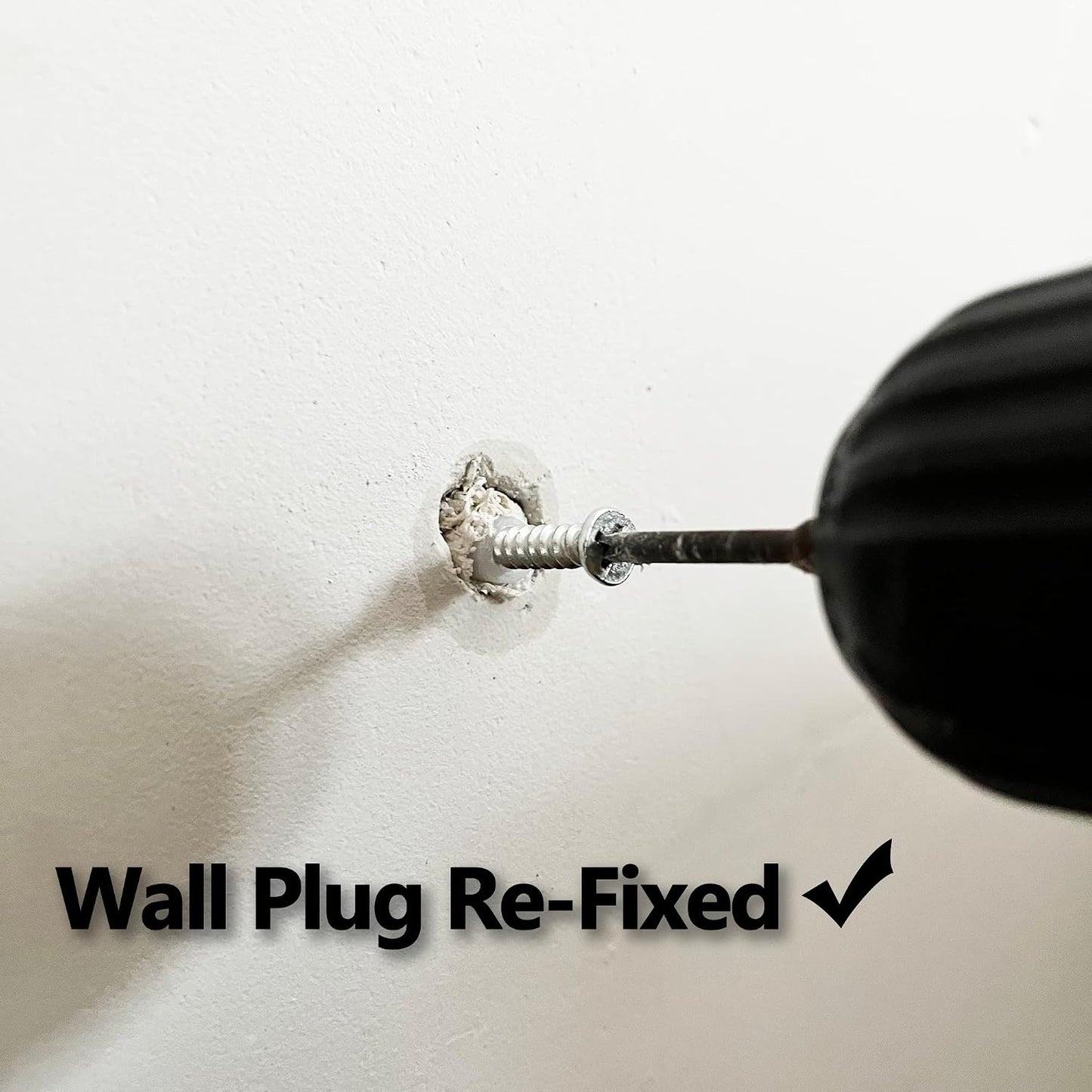 20 Packs Drywall Masonry Anchor Repair Kit Quick Fix Wall Anchors | Fits Loose Wall Fixtures and Various Size Screws, Heavy Duty Wall Hole Patch Filler