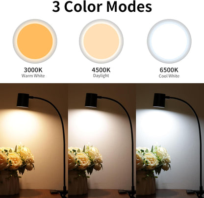 Desk Lamp USB Clip On Light,Book Lights for Reading at Night Clamp Light