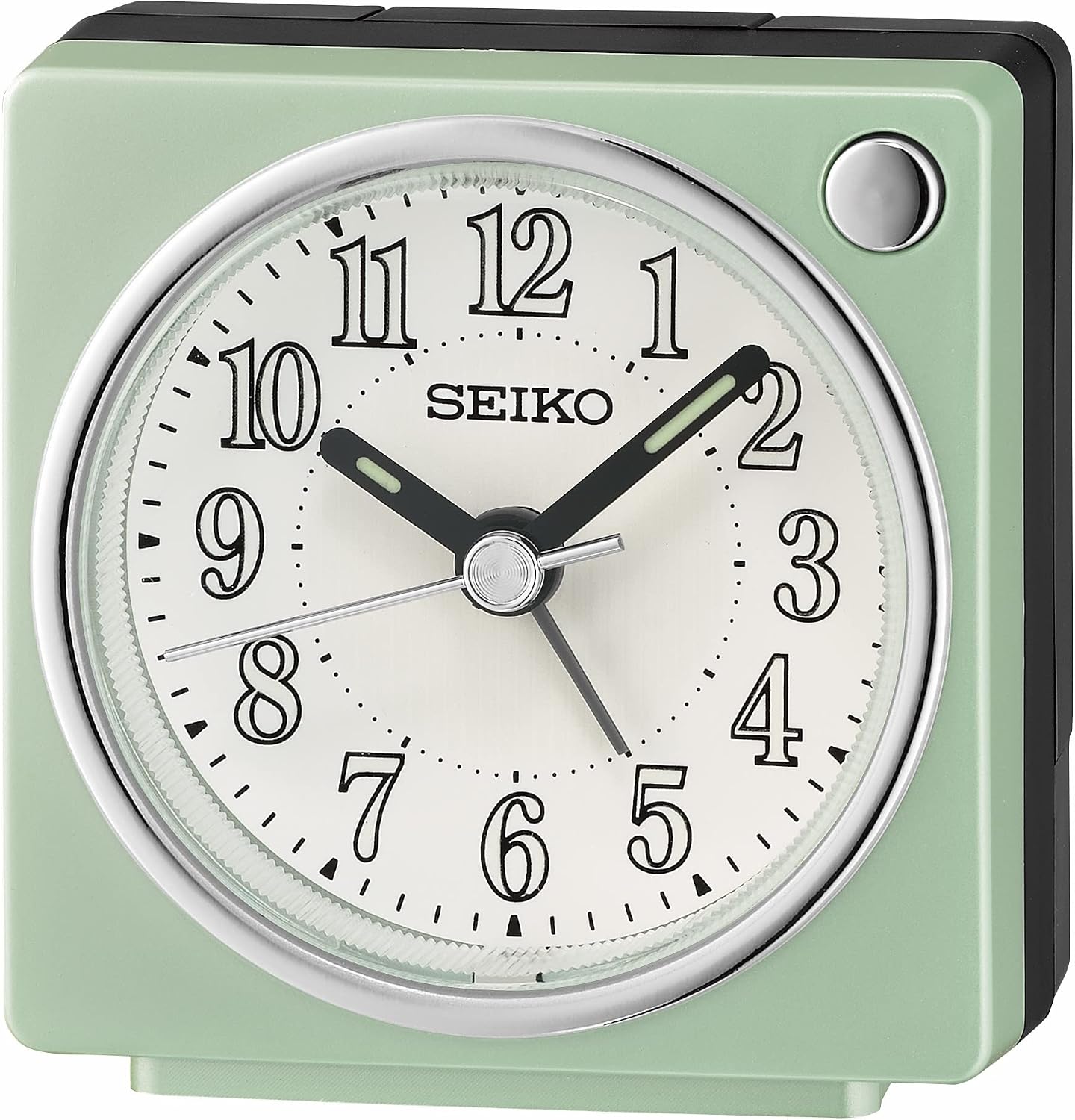 SEIKO Fuji II Bedroom Alarm Clock, Pearl Green