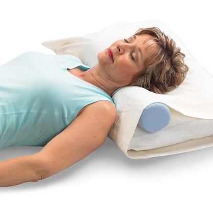 OPTP The Original McKenzie Cervical Roll, 20" Neck Support Pillow for Sleep | Relieve neck and back pain, round pillow for improved sleeping support and cervical pain relief, made in the USA