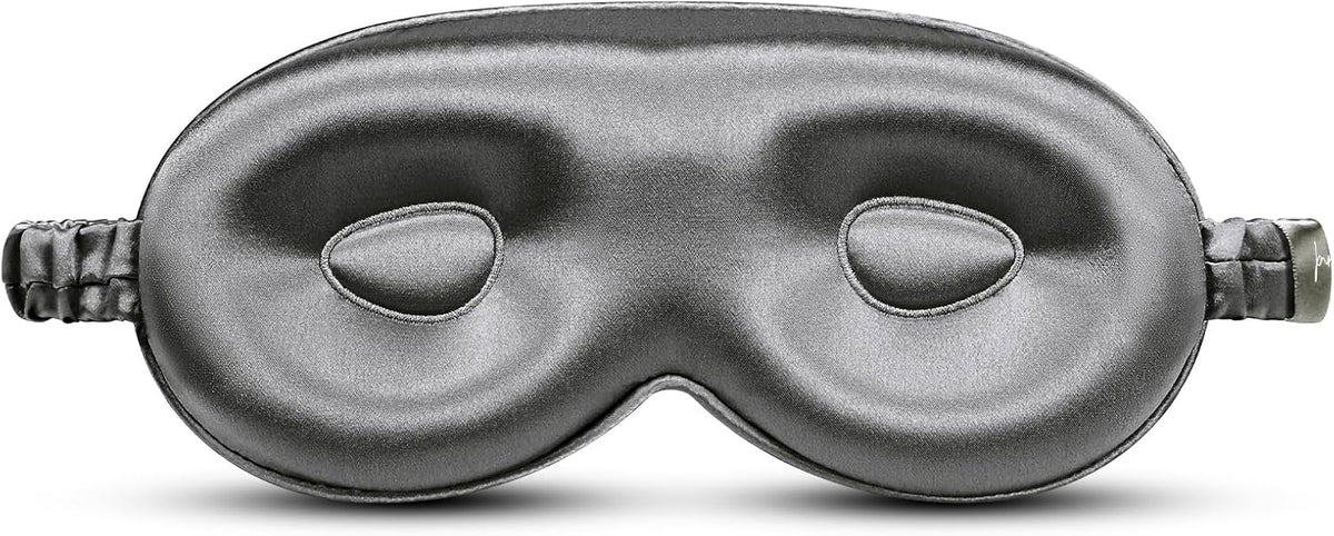 Silk Eye mask for Sleeping 3D Anti Wrinkle Skin Friendly Black Out Black