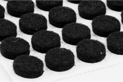 168 Pack Rok Hardware Heavy Duty 3/8" (9.5mm) Diameter Self-Adhesive Felt Pads, Furniture/Cabinet Bumpers, 1/8" (3mm) Height, Round, Brown - ROKFELTP38BRN