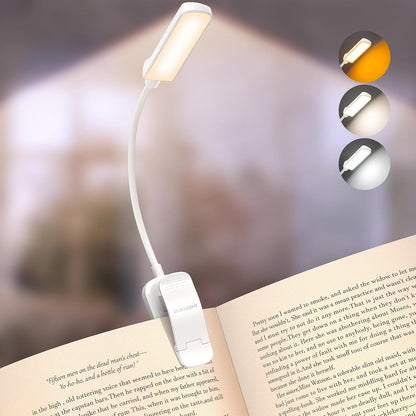 Glocusent 13 LED Book Lights for Reading at Night, Gifts for Book Lovers