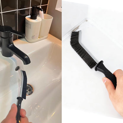 Crevice Cleaning Brush Set, Hard Bristle Grout Brush, 7-Pack | Narrow Cleaning Brushes with Stiff Bristles for Grout, Gaps, Kitchen Sinks, Bathroom Tiles, Window Tracks and Tight Spaces