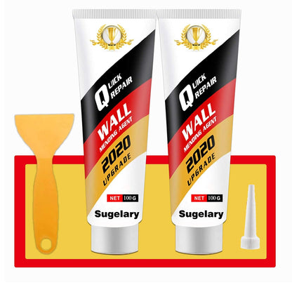 Drywall Patch Repair Kit with Scraper, Wall Spackle Repair Paste, Wall Mending Agent Quick and Easy Solution to Fill the Holes for Home Wall, Plaster Dent Repair and Wood Scratch Repair