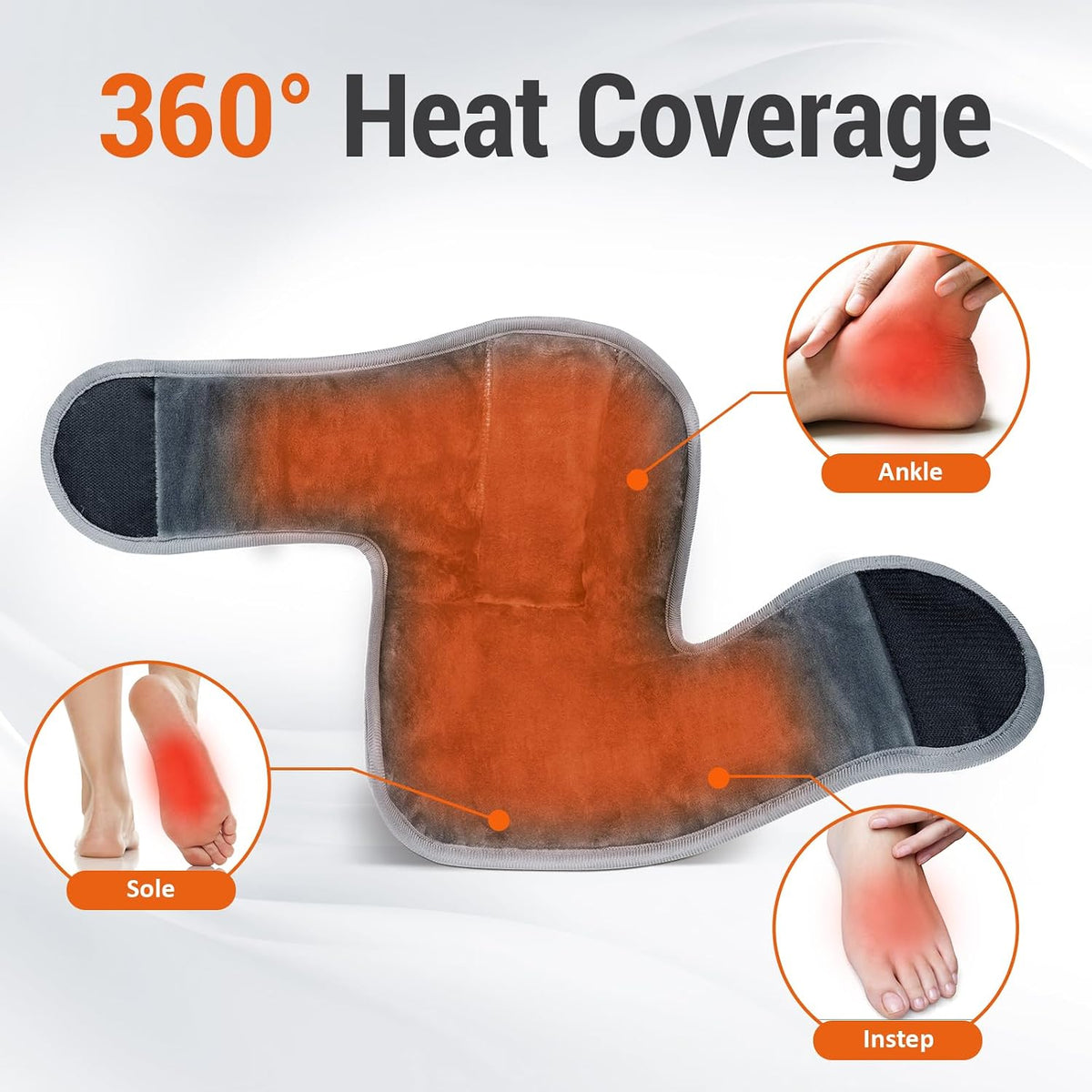 Comfytemp Foot Heating Pad for Plantar Fasciitis, Foot Pain Relief Products