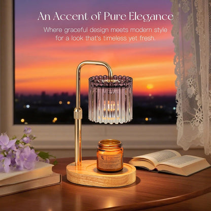 Candeldo Candle Warmer Lamp with Timer: Black Wax Melt Warmer