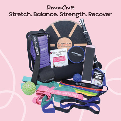 Leg Stretcher Strap - Stretch Bands for Exercise and Training, Stretching Bands for Flexibility Equipment, Gymnastics Stretching Strap, Flexibility Band and Exercise Stretch Bands for Flexibility