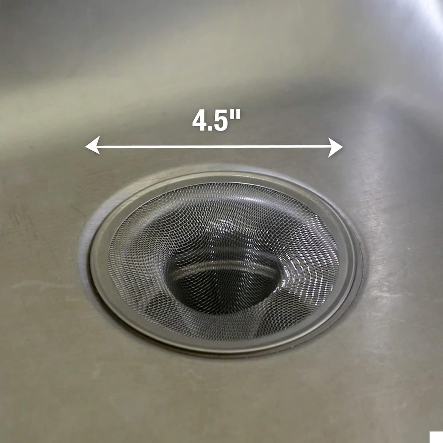 Danco Lavatory Sink Mesh Strainer, 2 in, Stainless Steel (88820)