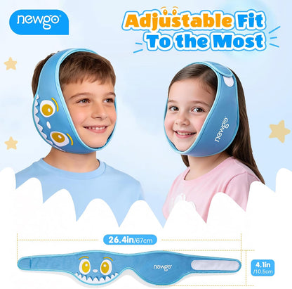 NEWGO Kids Tonsil Recovery Ice Pack, 4 Reusable Gel Packs, Green