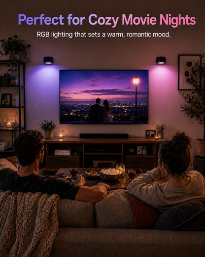 LED Wall Mounted Lights, Rechargeable Wall Sconces, 3 Color Temps, Remote & Touch, 360° Rotating and Dimmable for Bedroom, Bedside & Reading (Black, 2 Pack)