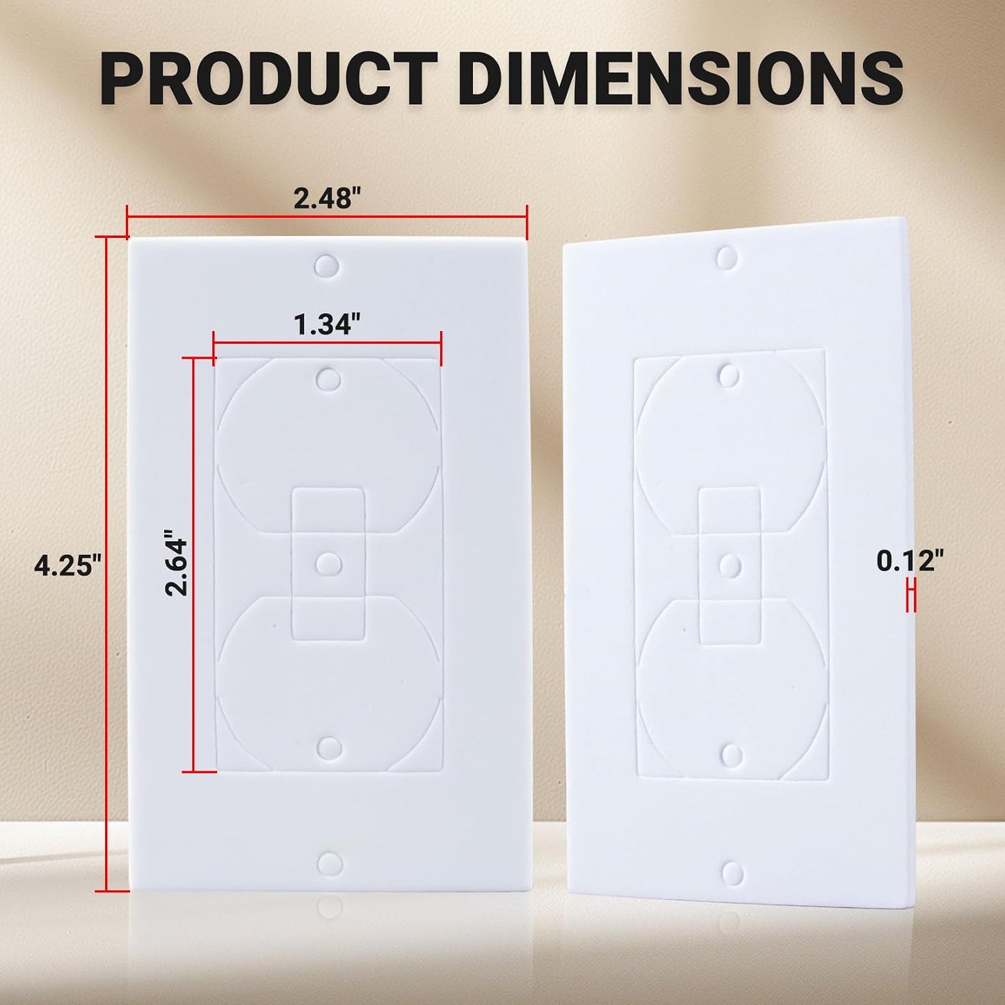 CARGEN Outlet Insulation Foam Pads Wall Draft Sealers 3mm EVA 30PCS Single | High-density flexible buffer requires no manual cutting; punch out unwanted sections for a custom fit