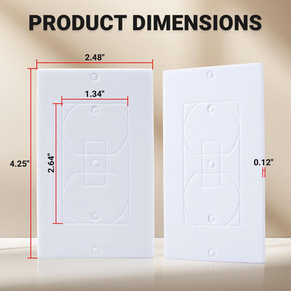 CARGEN Outlet Insulation Foam Pads Wall Draft Sealers 3mm EVA 30PCS Single | High-density flexible buffer requires no manual cutting; punch out unwanted sections for a custom fit