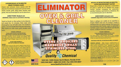 Quality Chemical Oven Cleaner & Grill Cleaner - Heavy-Duty/Fast Acting & Easy to Use/Degreaser/Heavy Duty Oven Cleaner/Best Oven Cleaner/Made in USA - 1 Gallon Combo