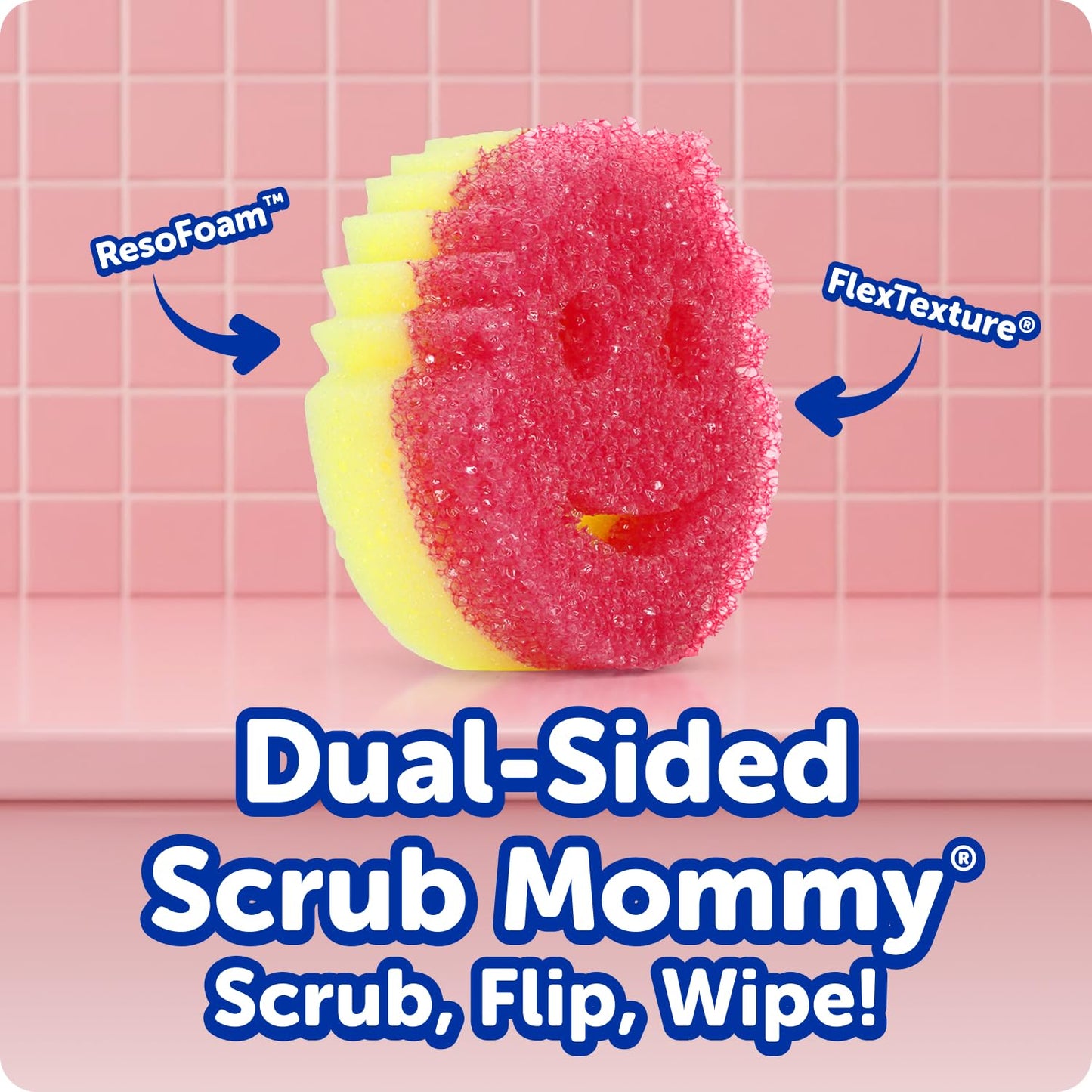 Scrub Daddy Sponges + Household Cleaning Supplies Bundle - PowerPaste Cleaning Putty, Tangerine Clean, PowErase Gel All Purpose Cleaner & Scrub Mommy (3 Pastes & 3 Sponges)