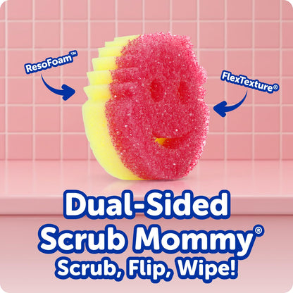 Scrub Daddy Sponges + Household Cleaning Supplies Bundle - PowerPaste Cleaning Putty, Tangerine Clean, PowErase Gel All Purpose Cleaner & Scrub Mommy (3 Pastes & 3 Sponges)