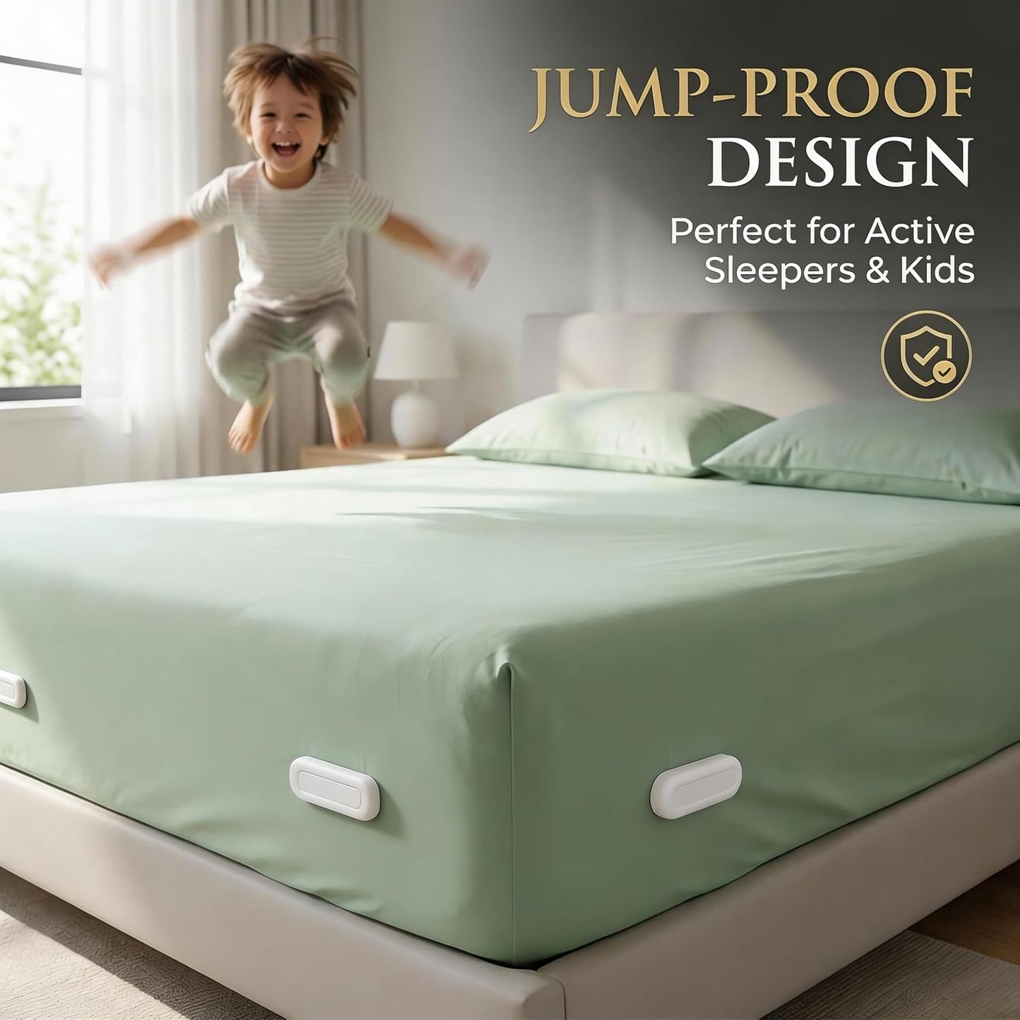 Bed Sheet Holders for Corners, Bed Sheet Clips Suitable for All mattresses, Easy-to-Install Bed Sheet Corner Holders Set of 4,Make the Bed Sheet Flat, Comfortable and not misplaced