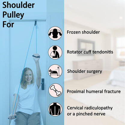 Shoulder Pulley Over The Door Physical Therapy System | Over-the-door exercise pulley designed for shoulder physical therapy exercises.