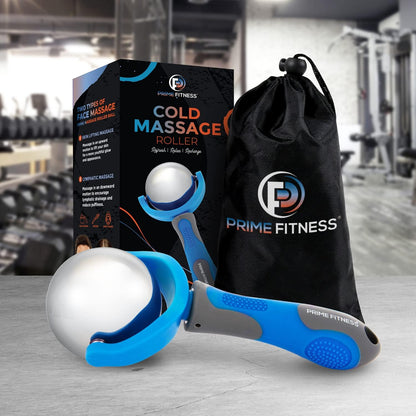 Cold Massage Roller Ball | Cold Therapy | Ice Roller Ball with Handle | cryo Stick | Relieve Muscle Pain (Green)