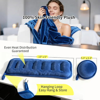 Small Microwave Heating Pad 4 Pack Rice Hot Pack with Moist Warm Compress Packs Microwavable for Relaxing Warmth Reusable Bean Bag Compresas Calientes Scented and Unscented