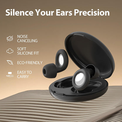 Reusable Sleep Noise-Canceling Earplugs, High-Fidelity Hearing Protection Earplugs, Ideal for Concerts, Travel, Library, Sleep, and Deep Focus Work | 20-35dB Noise Reduction(White)