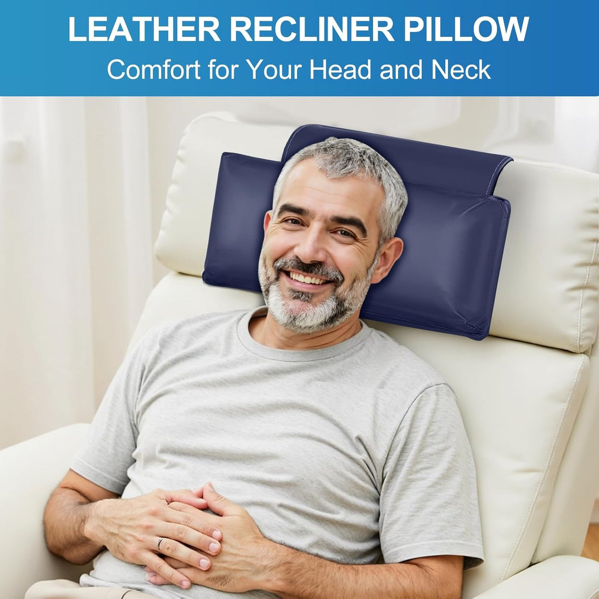 Recliner Pillow, Adjustable Neck & Head Support Pillow