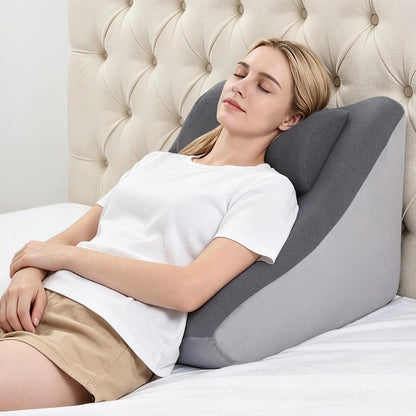 Vekkia 21” Back Rest Pillow with Dual-Layer Foam for Reclining and Sitting