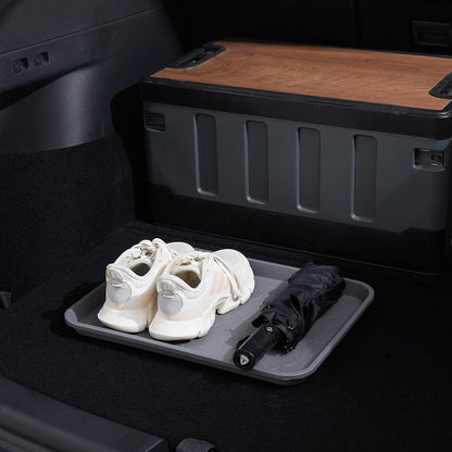 Boot Tray 2 Packs All Seasons Multi-Purpose, Waterproof Boot Trays for Entryway Indoor & Outdoor, Non-Slip Shoe Tray, 16.7"x12.8",Grey