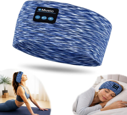 Sleep Bluetooth Headphones, Sleep Headphones Headband Wireless for Sleeping Side Sleeper, Wireless Sleep Earphones for Workout Sports Yoga Running Travel(Pinkish Yellow)