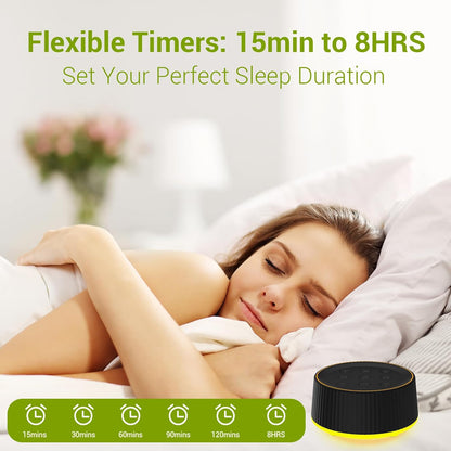 White Noise Machine with Night Light for Sleeping