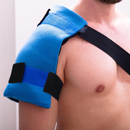 Geiserailie 2 Pcs Extender Strap Reusable 3 x 20 Inch Ice Belt Extender Strap Multipurpose Elastic Hook and Loop Extension for Ice Pack Black Back Knee Ankle Braces, Vests, Wraps, and Belts