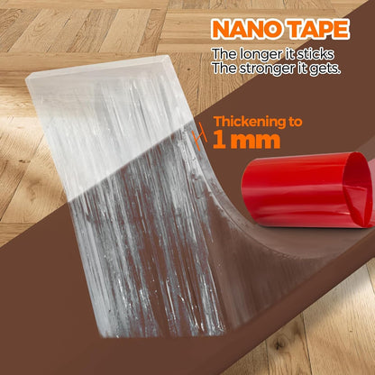 Holikme Door Draft Stopper 2-Pack, Under Door Seal for Bottom Gap Filler | Strong Adhesive Silicone Weather Stripping Garage Window Blocker Cold Air & Noise, Easy Install Door Sweep Strip Save Energy