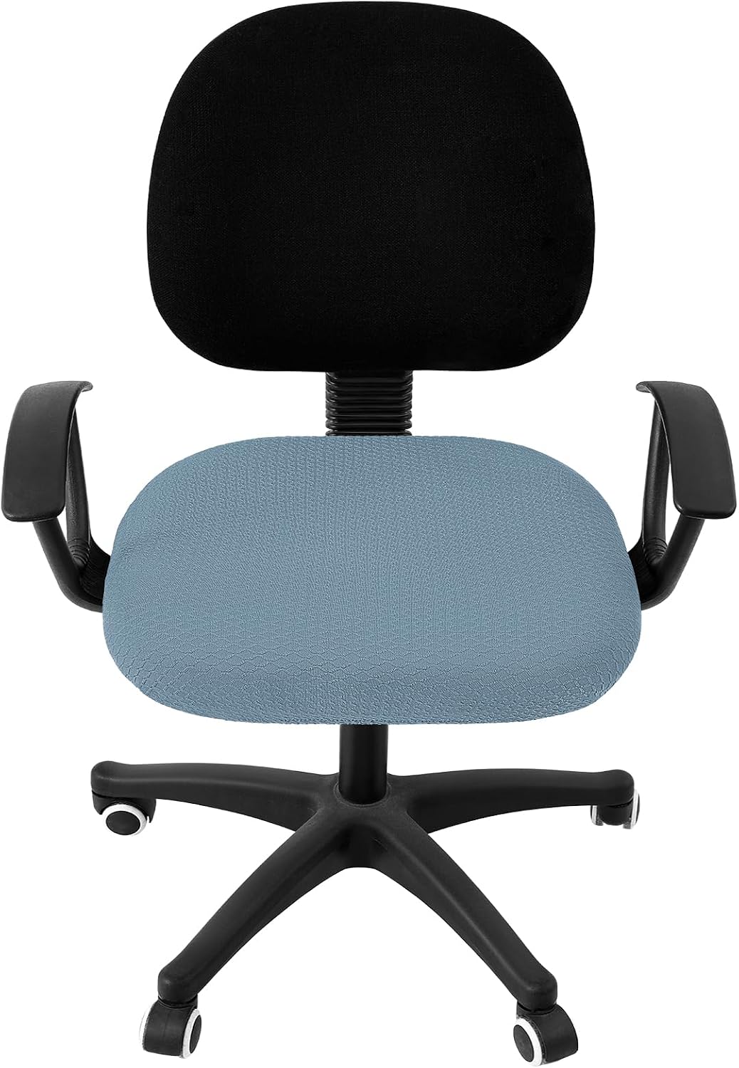 Smiry Office Computer Chair Armrest Covers, 2PCs Anti-dust Arm Rest Pad | Removable Washable Desk Chair Arm Pad Covers, Grey
