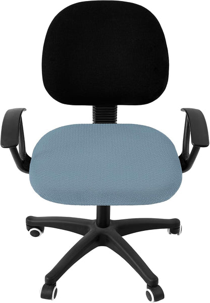 Smiry Office Computer Chair Armrest Covers, 2PCs Anti-dust Arm Rest Pad | Removable Washable Desk Chair Arm Pad Covers, Grey