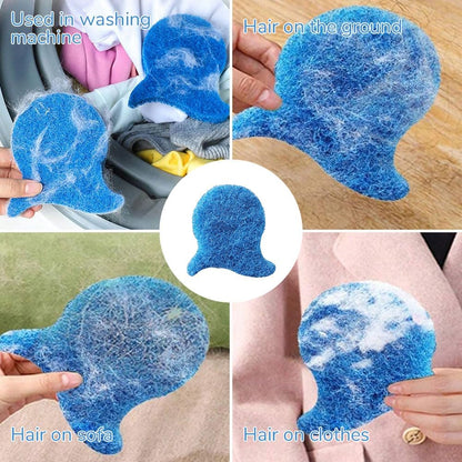 6PCS Washing Machine Hair Filter Mesh Bags, Floating Washing Machine Filter Bags, Reusable Lint Catcher for Washing Machine, Washing Machine Lint Catcher for Laundry (Mix,E)