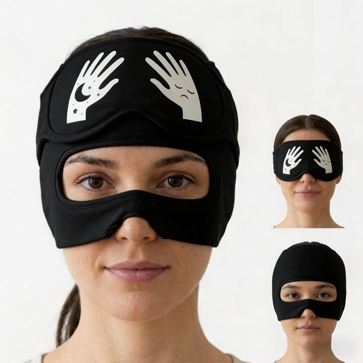 3-in-1 Migraine Relief Cap with Eye Holes