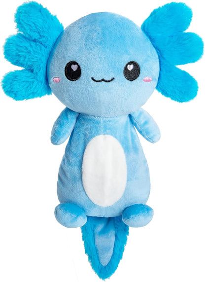 Axolotl Unscented 2Lbs Heating Pad for Neck Shoulders and Back Wrap Microwavable, Heatable 22.5" Cute Warm Stuffed Animals Neck Warmer - Axolotl Gifts for Women Girls and Kids