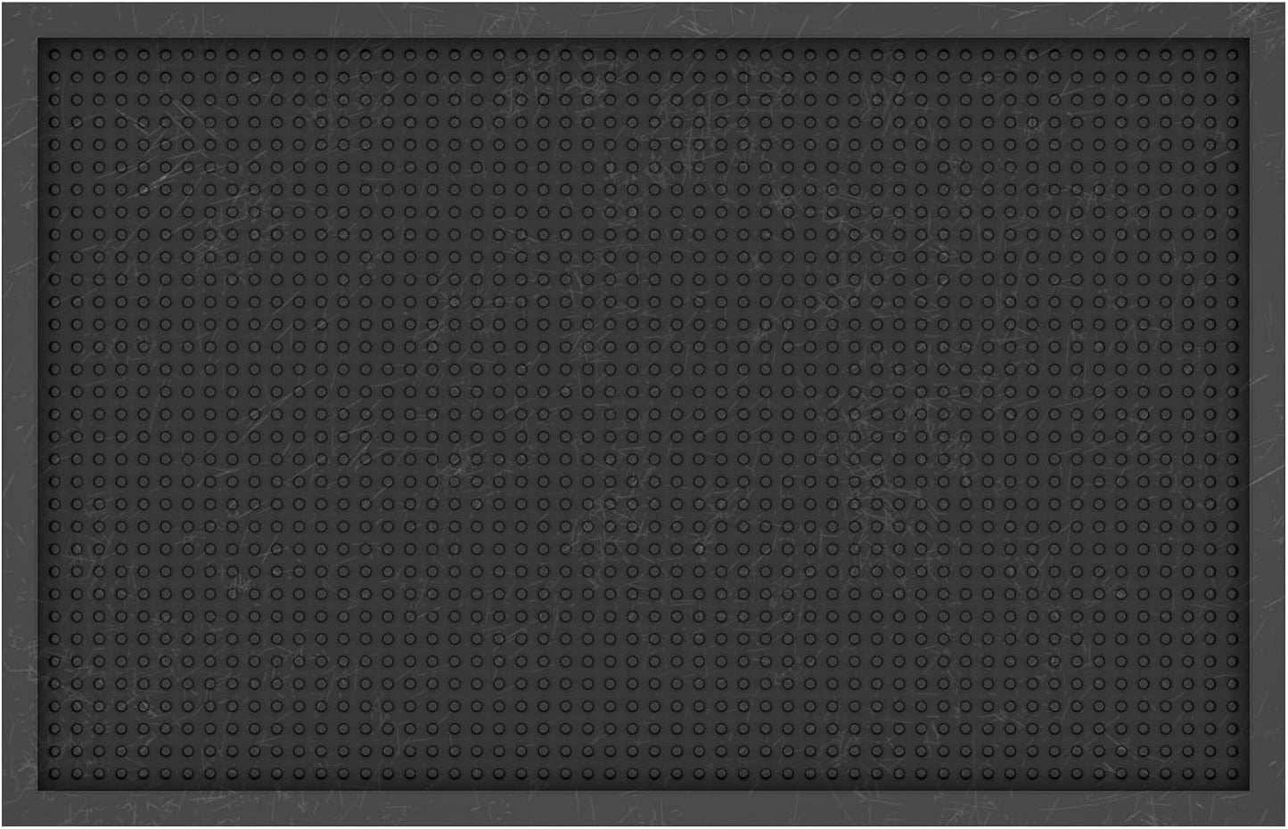 Ottomanson Indoor/Outdoor Boot Tray Non-Slip Doormat Modern Entryway Mat for Entryway Patio Backyard Garage, 18" x 28", Black