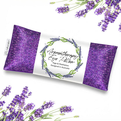 Hihealer Lavender Eye Pillow for Relaxation, Yoga, Sleep, Weighted Eye Mask