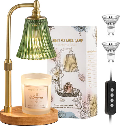 Hong-in Candle Warmer Lamp with Timer,Birthday Gifts for Women Mom Sister
