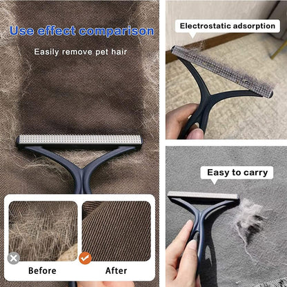 Pet Hair Remover, Dog and Cat Hair Remover, Carpet Rake, Carpet Scraper | Pet Hair Removal Tool, Carpet Rake for Pet Hair Removal, Pile Brush, Carpet, Car Cushions, Sofa, Pet Bed, Furniture, Rug