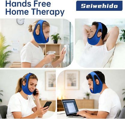 Wisdom Teeth Ice Pack Head Wrap Jaw Face Ice Pack with 4 Gel Packs