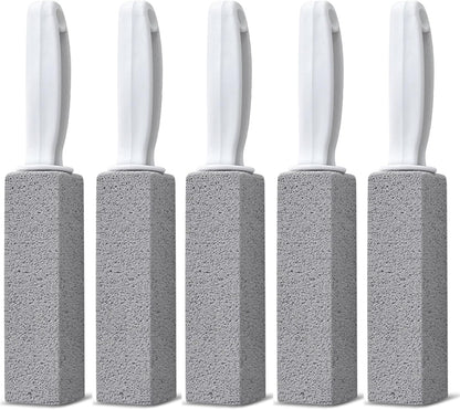 Emycool Pumice Stone Toilet Bowl Cleaner, 12 Pack Toilet Pumice Stone with Handle for Toilet Cleaning, Bathtubs, Sinks, Swimming Pools, Grills