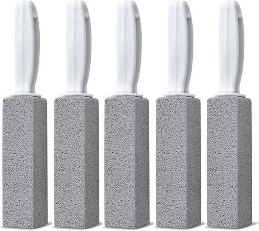 Emycool Pumice Stone Toilet Bowl Cleaner, 12 Pack Toilet Pumice Stone with Handle for Toilet Cleaning, Bathtubs, Sinks, Swimming Pools, Grills