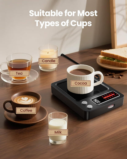 Gaiatop Coffee Mug Warmer, Smart Candle Warmer - Black
