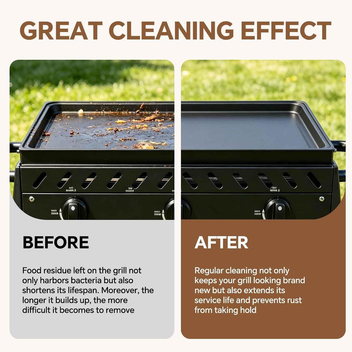 XUDAKAIXIN Grill Cleaning Bricks with Handle, Pumice Griddle Cleaning Stone Removing Stains for Grill,Plattop Griddle,Sink,Cookwares,Floor,Countertop(3-Pack with Handle)