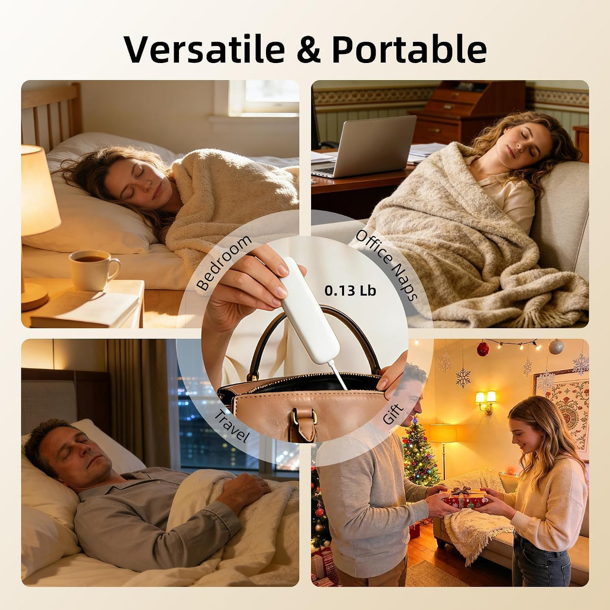 Under Pillow Bone Conduction Speaker, Portable White Noise Machine