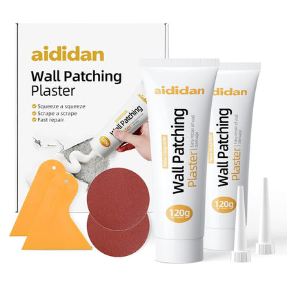 Drywall Repair Kit Wall Patch Repair Kit Spackle Wall Repair Paste | Wall Mending Agent with Scraper, Quick Fix Solution for Home Wall, Wall Surface Hole & Scratch Repair