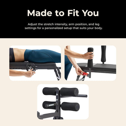Sunny Health & Fitness Decompression Stretch Table for Back Pain Relief